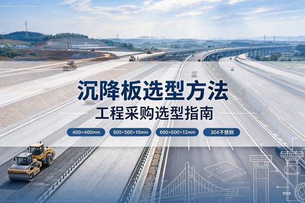 西秀沉降板选择方法