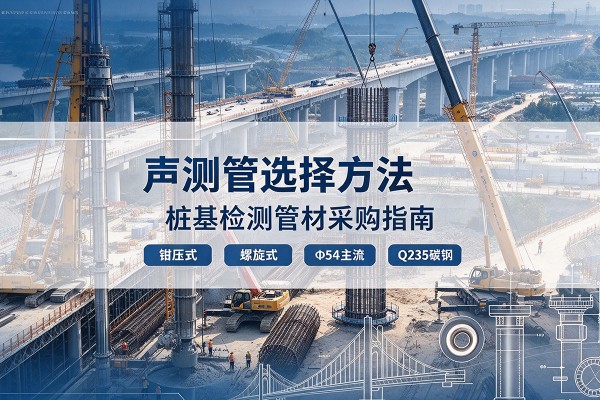 西秀声测管选型标准