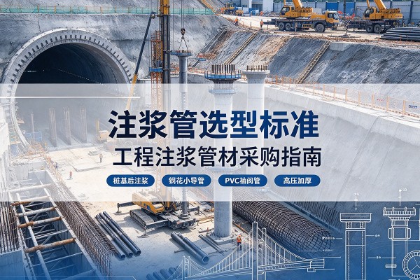 西秀注浆管选型标准
