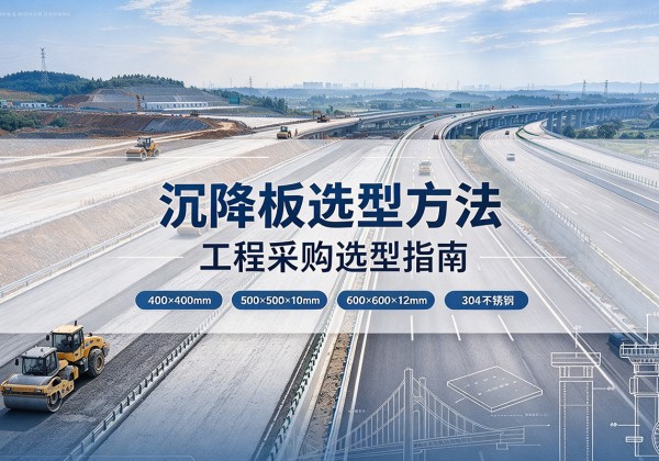 西秀沉降板选择方法